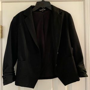 Express 3/4 Sleeve Black Blazer Size 2